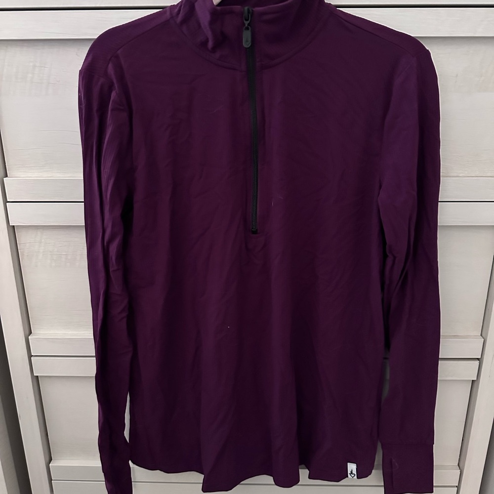 Purple Quarter-Zip Pullover